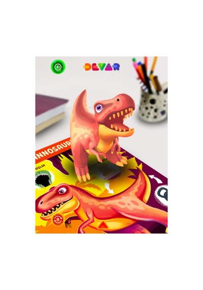 Dinozor Dünyası İlk Ansiklopedim Etkinlik Kitabı / 4d Artırılmış Gerçeklik