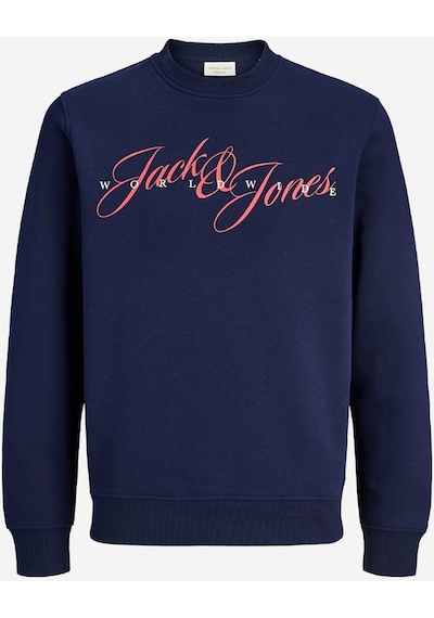 Jack & Jones Jorinwood Erkek Sweatshirt Mavı