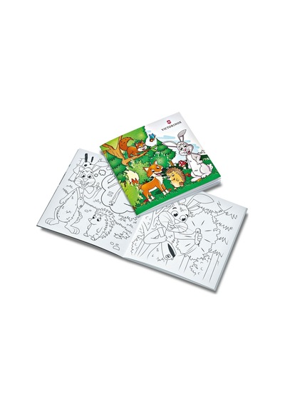 Victorinox My First Tavşan Desenli Kamp Çakı-Boyama Kitabı 0.2373.E2 Çok Renkli