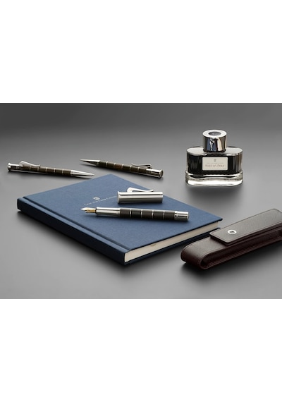 Graf Von Faber-castell Anello Grenadilla Roller Kalem, Platin Kap Çok Renkli