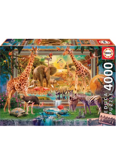 Educa Puzzle 4000 Parça Savannah'dan Dönüş 19285
