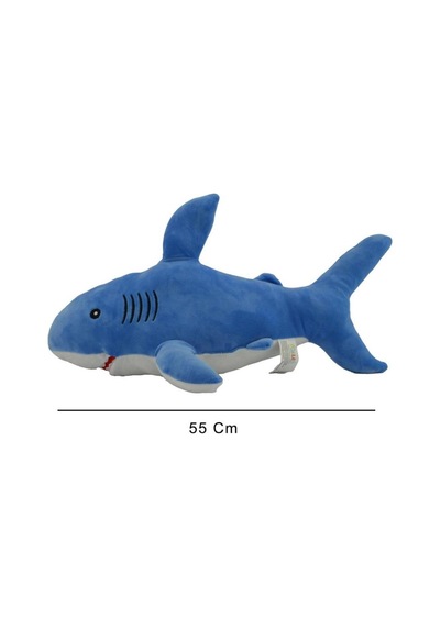 55 Cm Köpekbalığı Peluş Çok Renkli