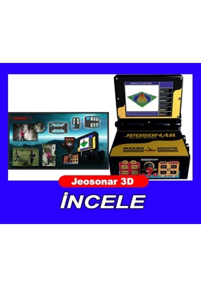 Jeosonar 3D Dedektör
