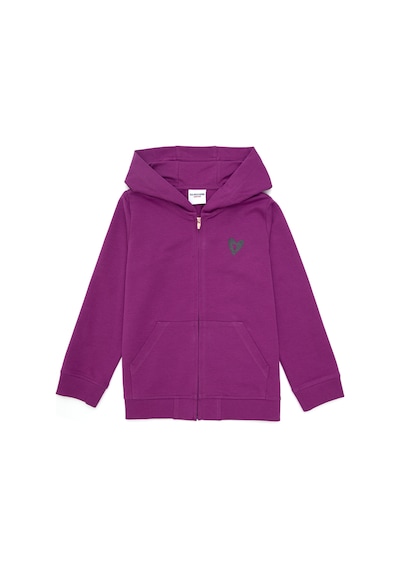 U.S. Polo Assn. Kız Çocuk Menekşe Fermuarlı Sweatshirt 50296942-VR037