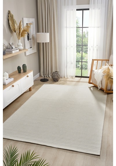 Mariesse Home Kolay Temizlenen Yıkanabilir Sisal Halı Hasır Dokulu Salon Yatak Odası Mutfak Oturma Odası Yolluk Antre Koridor Halısı Sl 1-2 Bej-krem