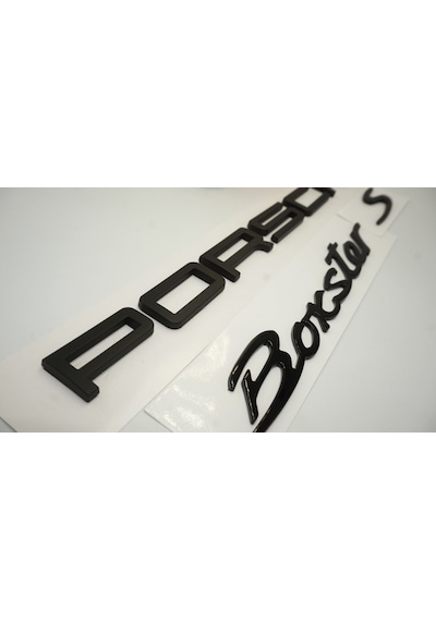 Porsche Boxster S Bagaj 3M 3D Abs Yazı Logo Amblem Seti (549220600)