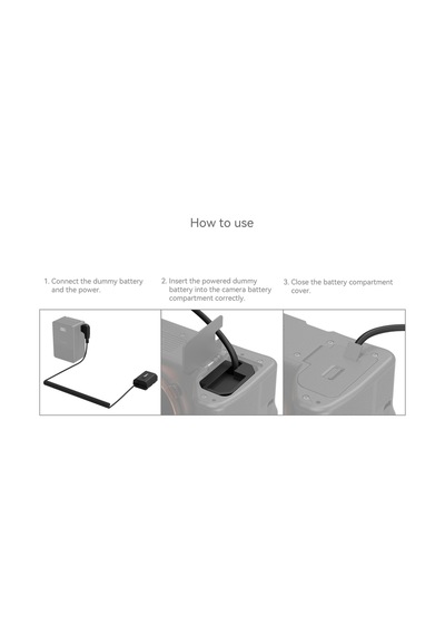 Smallrig - 4253b Sony Np-fz100 D-tap Dummy Batarya