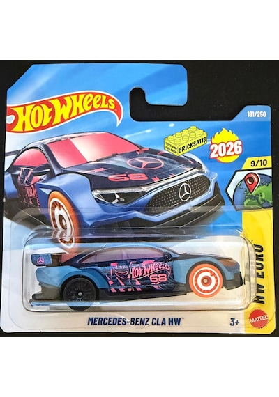 Hot Wheels Tekli Arabalar Mercedes-benz Cla Hw Jjh63 Euro Çok Renkli