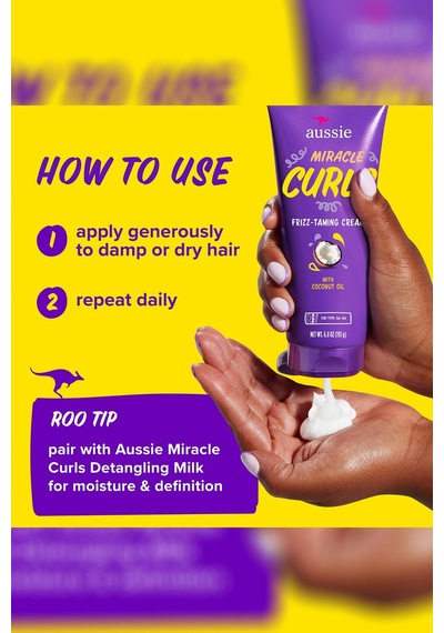 Aussie Miracle Curls Kabarma Karşıtı Bukle Belirginleştirici Krem 193gr