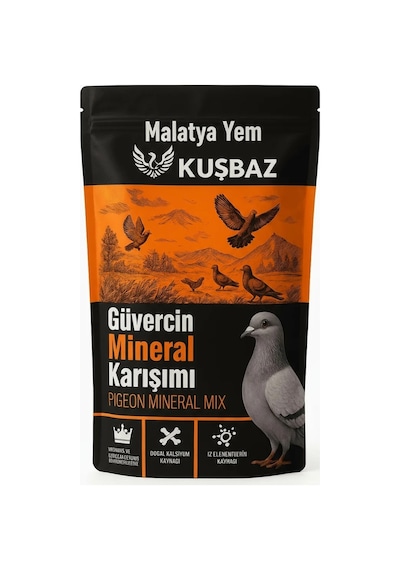 Kuşbaz Mineral Taşı Hasta Kırgın Kuş Güvercin Tavuk Ufak Parçacıklı Minaral - 20 Adet