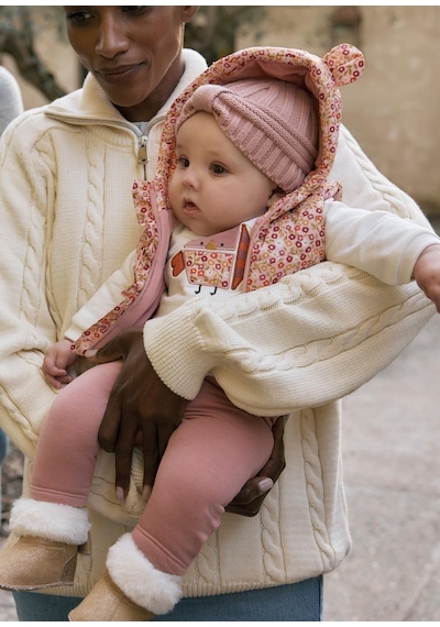 Mayoral Newborn Kız Bebek Yelekli Eşofman Takım Pembe Pembe
