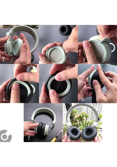 Urbanears Plattan 2 Uyumlu Yumuşak Kulaklık Sünger Yastığı Pedi Siyah