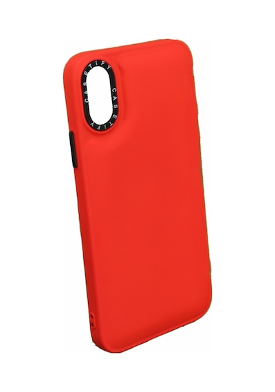 Nettech Vivo Y02s Uyumlu Casetify Buff Seri Arka Koruma Kılıf - Kırmızı Kırmızı