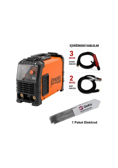 Tr Nuriş Ma200e İnverter Kaynak Makinesi 200a + 1 Paket 2.5mm Elektrot