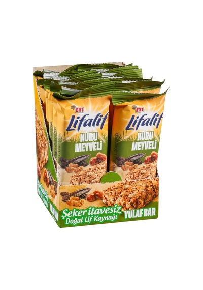 Eti Lifalif Yulaf Bar 35g Kuru Meyveli Atıştırmalık 3'li Ekonomik Paket - 3 Adet Tarı