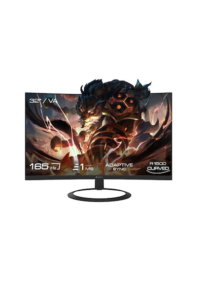Gamebooster Gb-3216cqhd Va Qhd 2k 1ms 165hz 32'' Curved Gamıng Monitör