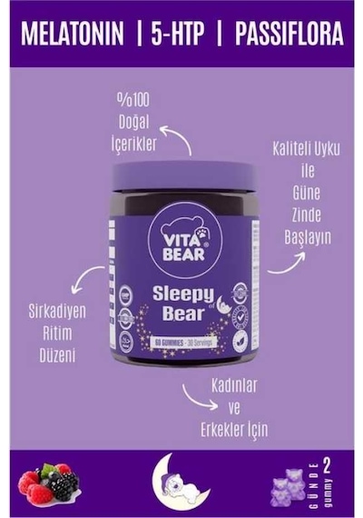 Vita Bear Beautiful Bear Gummy Vitamin 2 x 60 Tablet