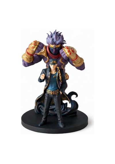 Jojo Anime Figür Jotaro Kujo & Star Platinum 21 Cm Koleksiyon Biblo Dekoratif Aksiyon Figürü