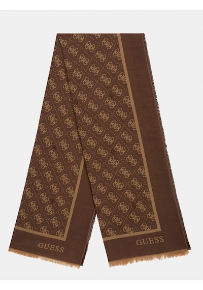 Guess Jakarlı 70x180 Kadın Kahverengi Şal Aw5529vıs03-bro