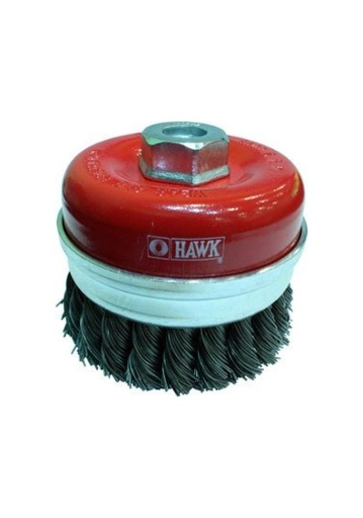 Hawk Ha10119 Gri Burma Telli M14 Vidalı Çanak Fırça