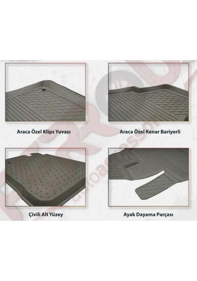 Vw Passat B6 - B7 - Cc Refref 4D Havuzlu Paspas 2005-2014