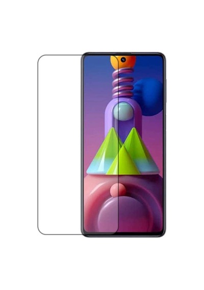 Samsung Galaxy M51 İle Uyumlu Ekran Koruyucu Şeffaf Temperli Kırılmaz Cam Ekran Koruyucu