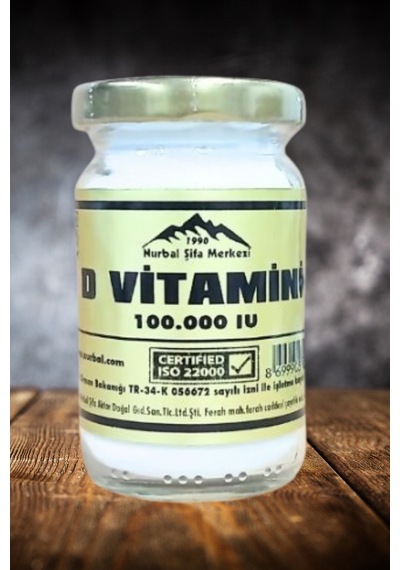 Nurbal Şifa Merkezi D Vitamini D3 Toz  100.000 IU 50 G