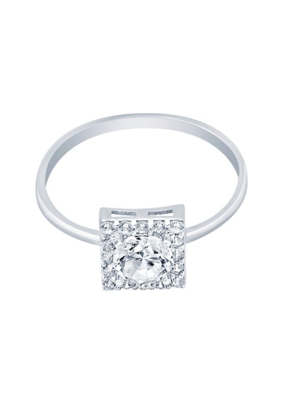 Diamond Line - Gülaylar - Beyaz Altın 14 Ayar Koleksiyon Yüzük