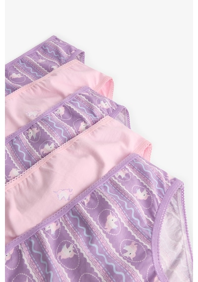 Penti Pembe Kız Çocuk Sleepycorn Pamuklu 5'li Slip Külot