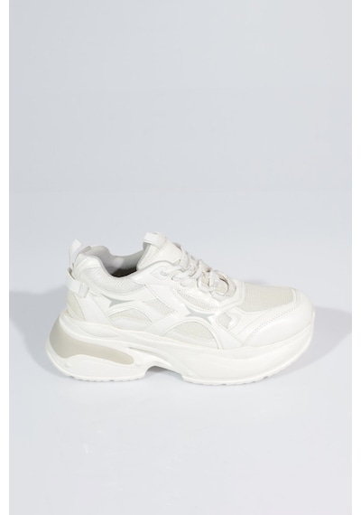 Dgn 71179 Kadin Sneaker Ayakkabi Beyaz