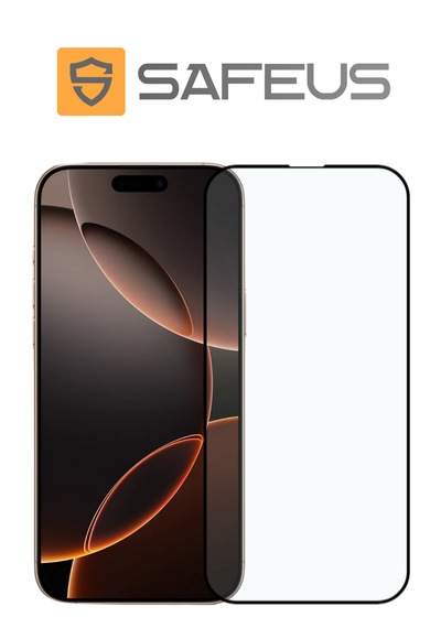 Safeus Tam Kaplayan Parmak İzi Bırakmayan Safir Ekran Koruyucu Cam , Apple Uyumlu iPhone 16 Pro Max İle