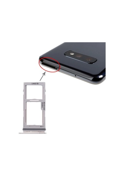 Sm Galaxy Uyumlu S10+/s10/s10e Sim Kart Kapağı Tutucu Sim Yuvası 2sim  - 5775