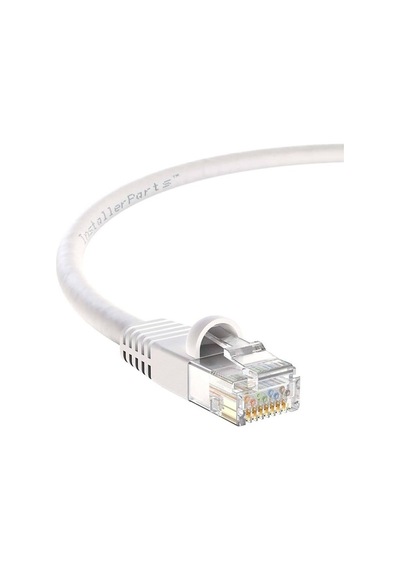 Ods 2metre Cat6 Utp Lszh Saf Bakır Beyaz Patch Kablo 5 Li Paket