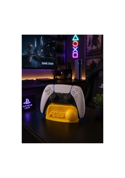 Playstation 5 Dualsense Uyumlu Fc26 Stand Sarı Diğer