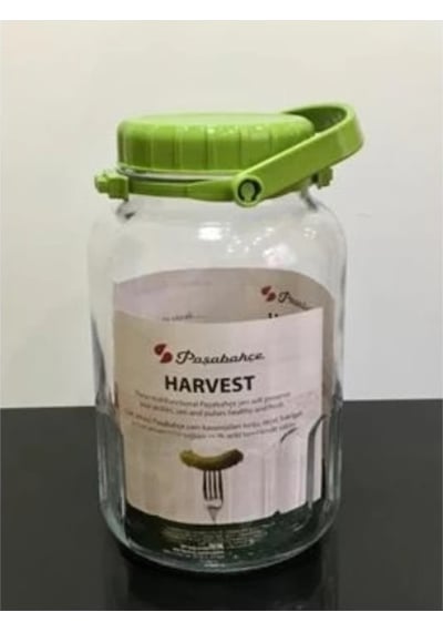 Paşabahçe 80006 Yeşil Kapaklı Cam Kavanoz 4 Lt