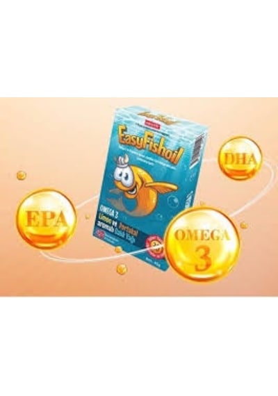Easyfish Oil Omega 3 30Tablet Limon Ve Portakallı 3 Adet