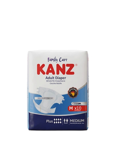 Kanz Yetişkin Hasta Bezi Medium / 10 Adet M