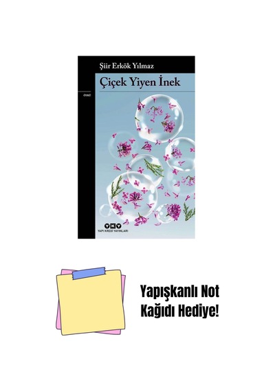 Çiçek Yiyen İnek + Yapışkanlı Not Kağıdı