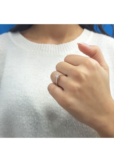Lova G Renk 0,25 Karat Pırlanta Tektaş Yüzük - 1030179