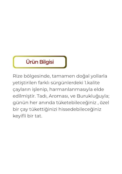 Ufukçay Karadeniz Gold Dökme Siyah Çay Rize Türk Çayı 5 Kg