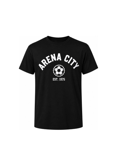Trender Arena City Baskı Siyah Erkek Çocuk T-shirt 8036