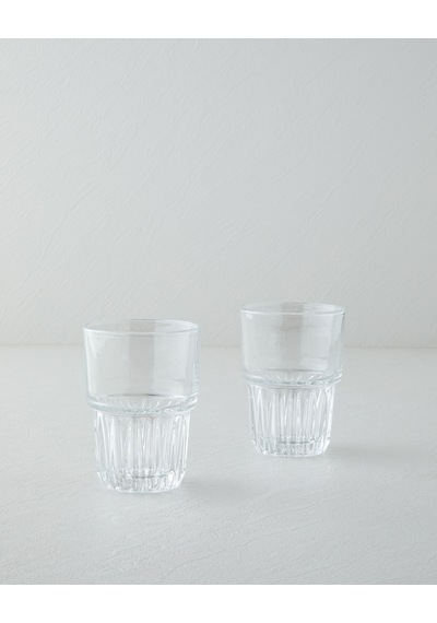 English Home Clarus Cam 2'li Bardak 400 Ml Şeffaf