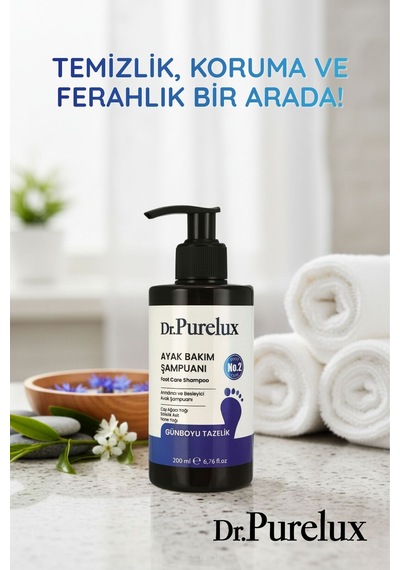 Ayak Tırnak Bakım, Koku Karşıtı Ayak Bakım Şampuanı 200ml