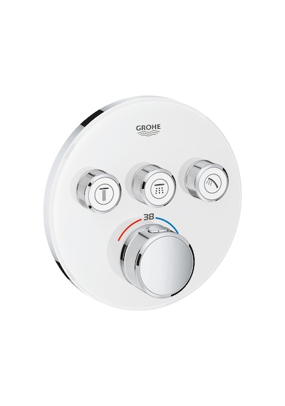 Grohe Grohtherm Smartcontrol Üç Yollu Yön Değiştiricili Ankastre Termostatik Duş Bataryası - 29904Ls0