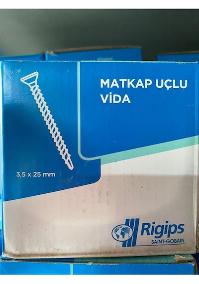 Rigips Matkap Uçlu Vida 3,5x25 mm