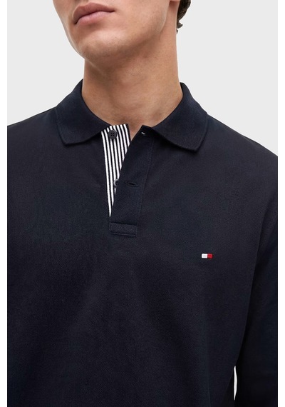 Tommy Hilfiger Pamuklu Polo Yaka T Shirt Erkek Polo Yaka T Shirt Mw0mw44339 Dw5 Lacivert