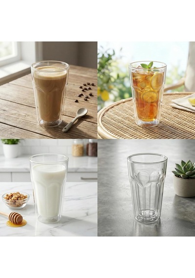 Çift Cidarlı Cam Kupa Bardak, 200ml, 250ml Ve 350ml Seçenekli, Isı Yalıtımlı Borosilikat Kahve Ve Çay Bardağı, El Yakmayan Modern Tasarım Double Wall Meşrubat Bardağı 1 Adet 350ml 1 Adet çok renkli Çift Cidarlı Cam Kupa Bardak, 200ml, 250ml Ve 350ml Seçenekli, Isı Yalıtımlı Borosilikat Kahve Ve Çay Bardağı, El Yakmayan Modern Tasarım Double Wall Meşrubat Bardağı 1 Adet 350ml 1 Adet çok renkli