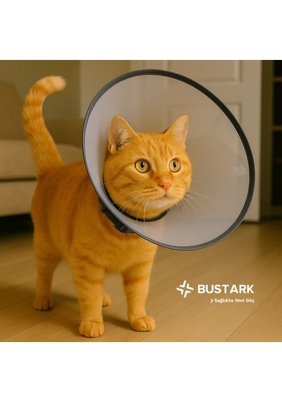 Bustark Kedi Köpek Elizabeth Kauçuk Dikişli Yakalık 12,5cm - 10 Adet