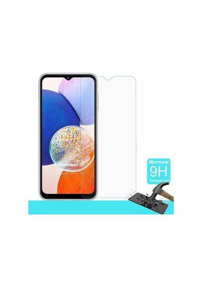 Microsonic Samsung Galaxy Uyumlu A14 Tempered Glass Cam Ekran Koruyucu