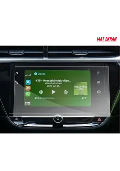 Opel Corsa F Kasa 7 İnç Navigasyon Ve Multimedya Uyumlu Mat Ekran Koruyucu